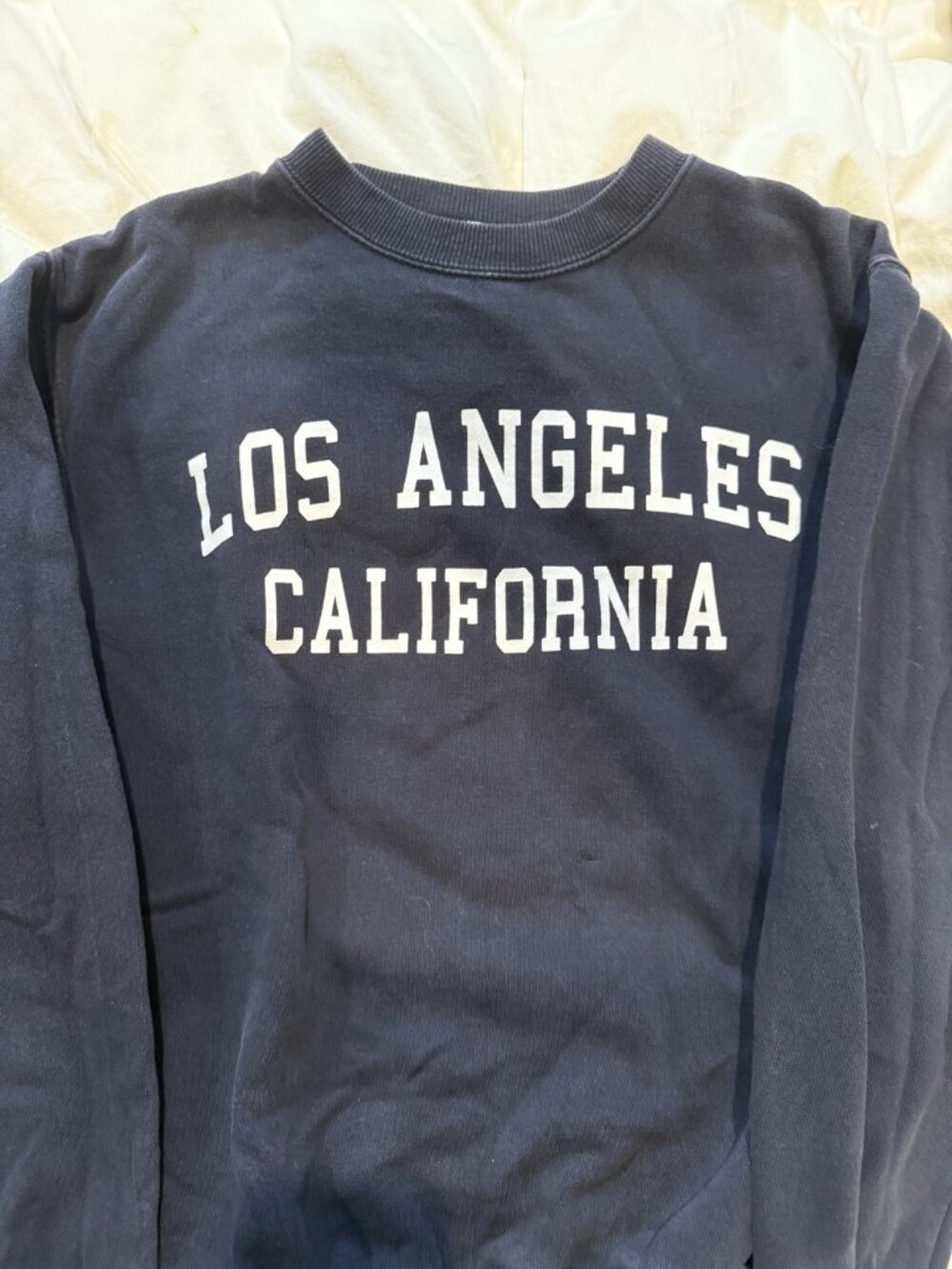 John Galt Brandy Melville Navy Los Angeles California Crewneck Sweatshirt